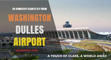 Do Domestic Flights Operate from Washington Dulles Airport?