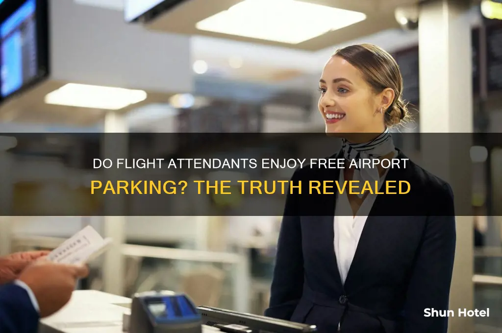 do flight attendants get free parking at the airport