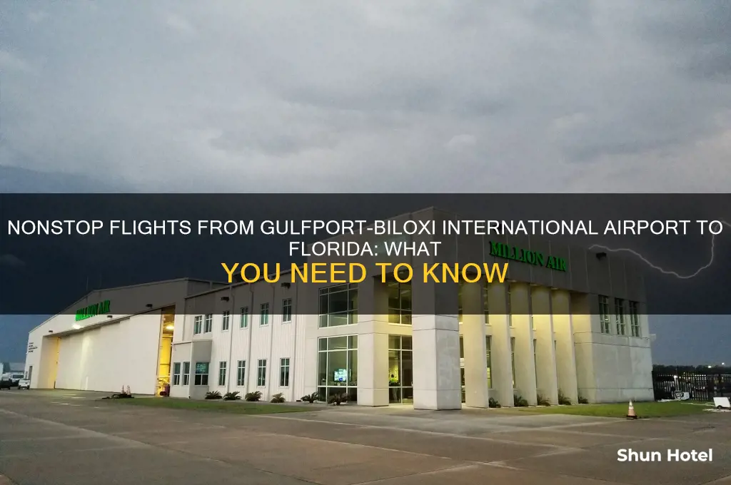 do gulfport biloxi international airport have nonstop flights to florida
