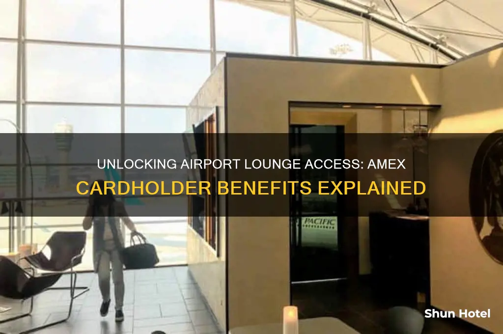 do i get airport lounge access with amex