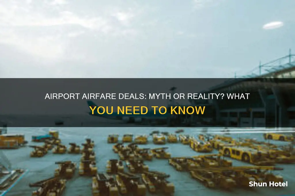 do i get better airfare at the airport