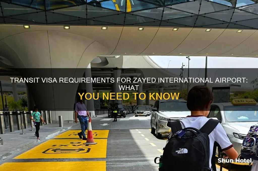 do i need a transit visa for zayed international airport