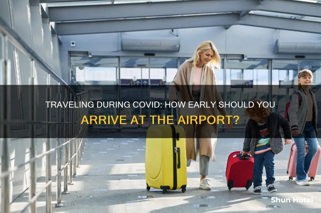 do i need to get to the airport early covid