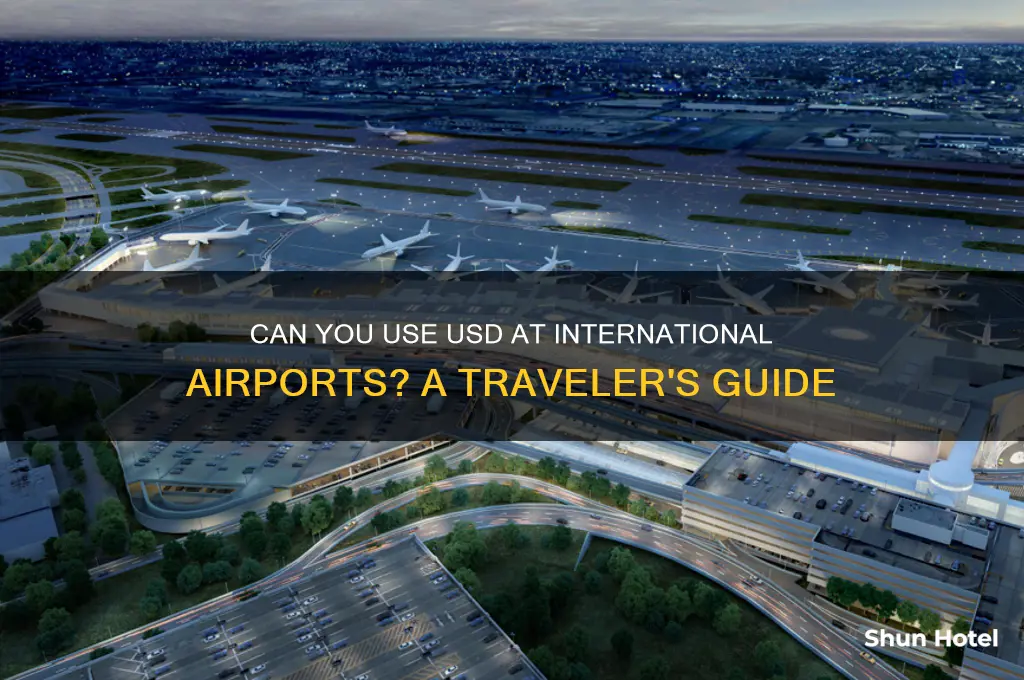 do international airports accept usd