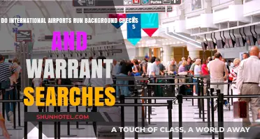 International Airports: Background Checks and Warrant Searches Explained