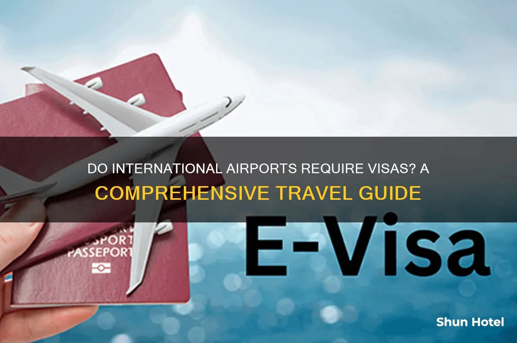 do international airports take visa