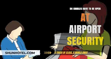 Kindle Airport Security: Open or Closed During Screening?