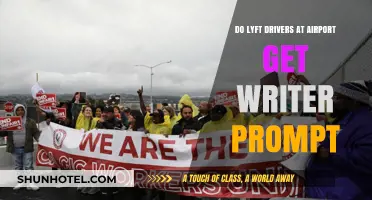 Lyft Drivers at Airports: Do They Receive Writing Prompts?