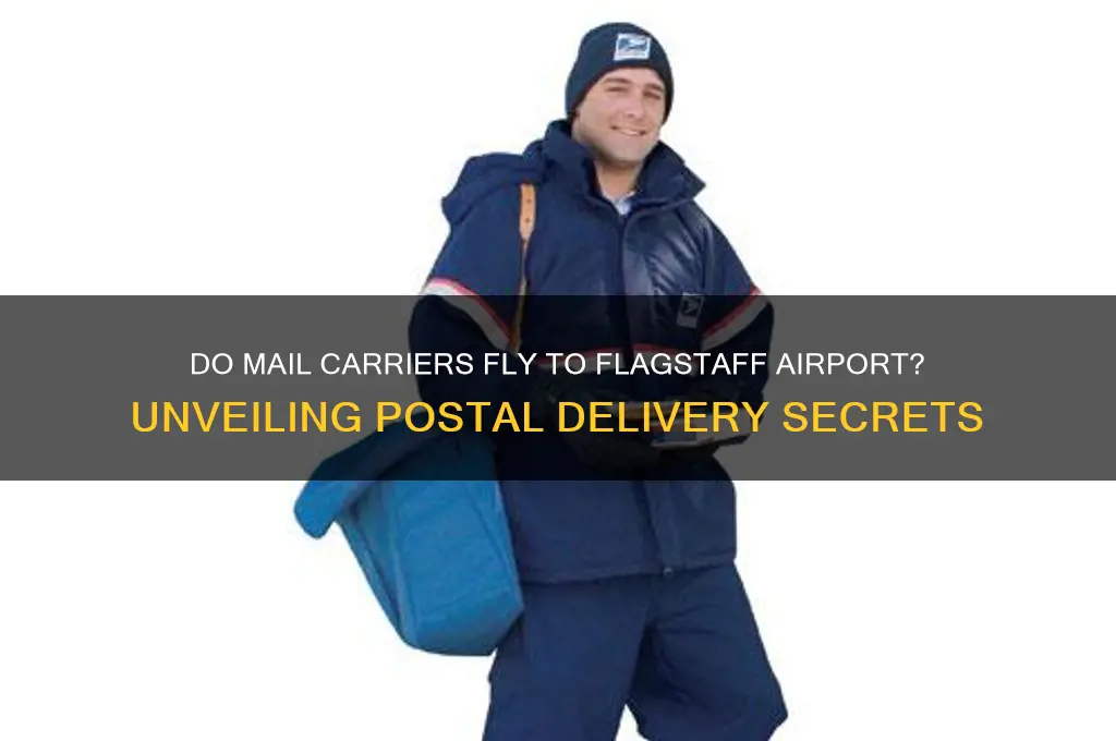 do mail carriers fly to flagstaff airport