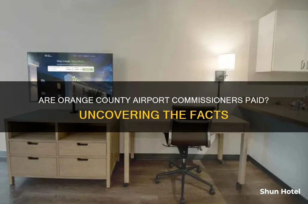 do orange county airport commissioners get paid