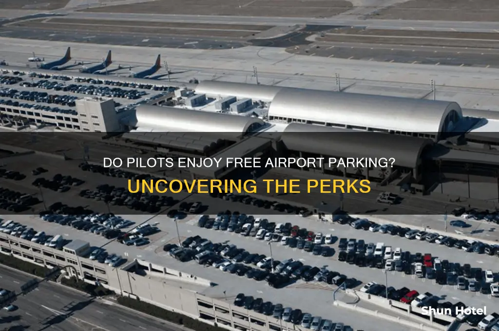 do pilots get free parking at airports