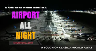 Do Planes Fly Out of Denver International Airport All Night?