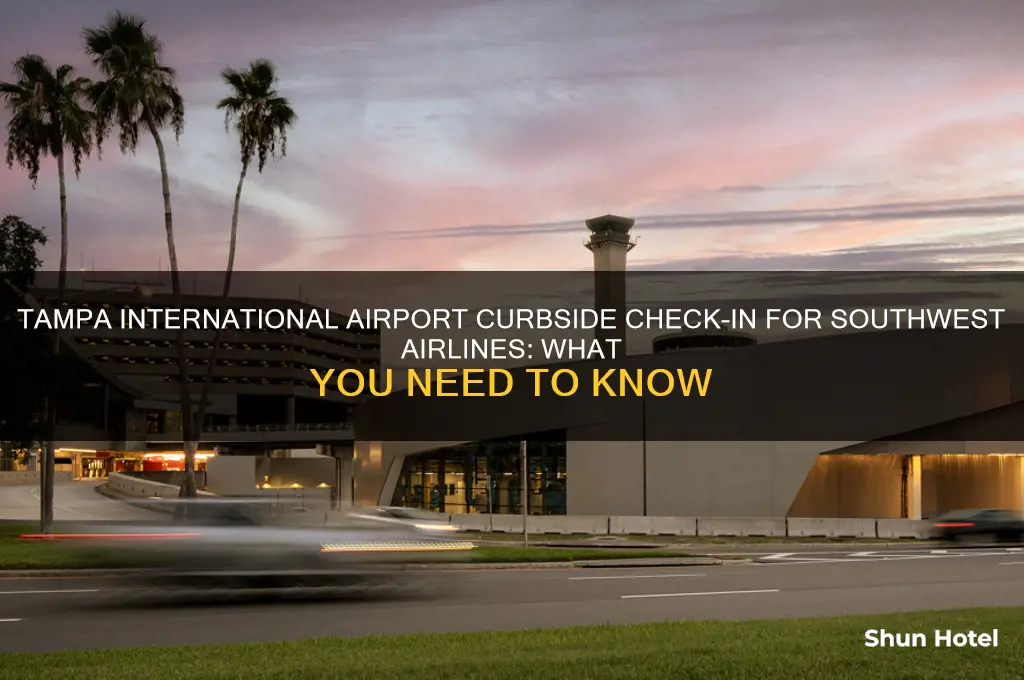 do tampa international airport have curbside check in for sw