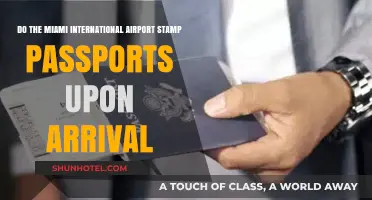 Does Miami International Airport Stamp Passports Upon Arrival?