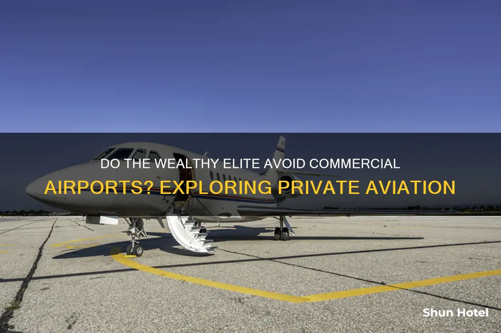 do the top one percent fly into commercial airports