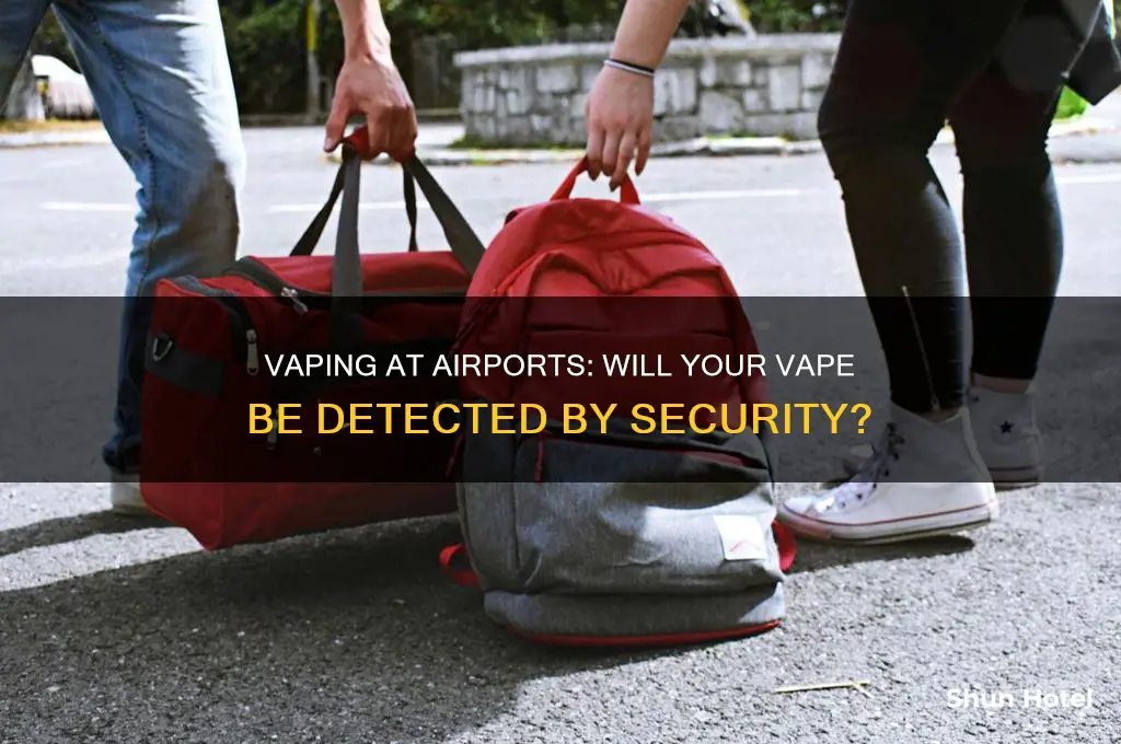 do vapes get caught in airport security