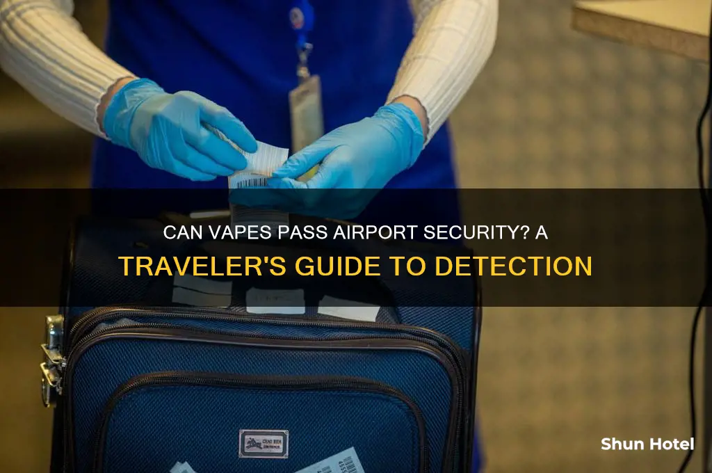 do vapes get detected at airports