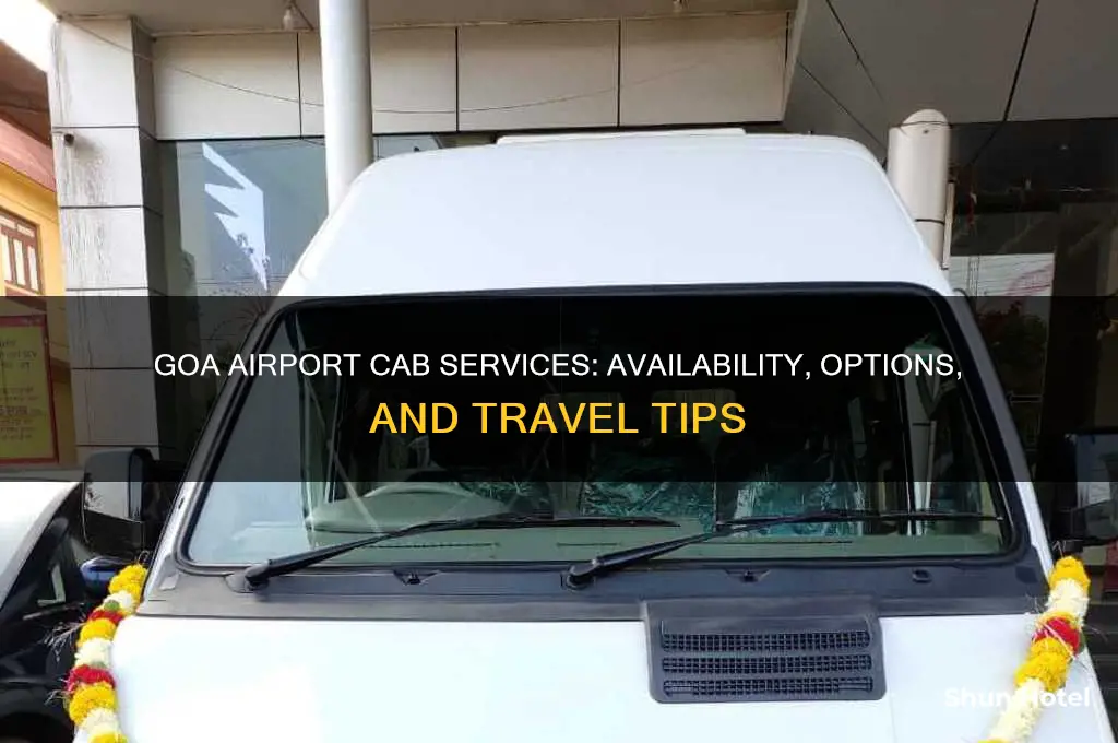do we get cabs from goa airport