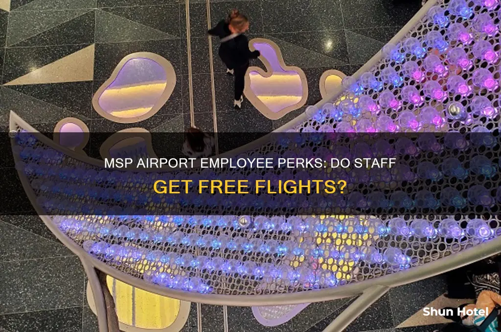 do you get free flights working for msp airport