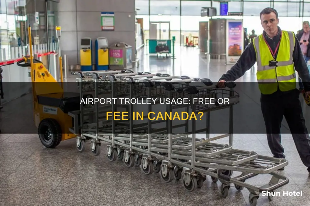 do you have to pay for airport trolleys in canada