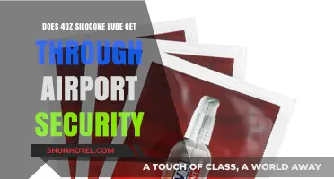 Can 4oz Silicone Lube Pass Airport Security Checks?
