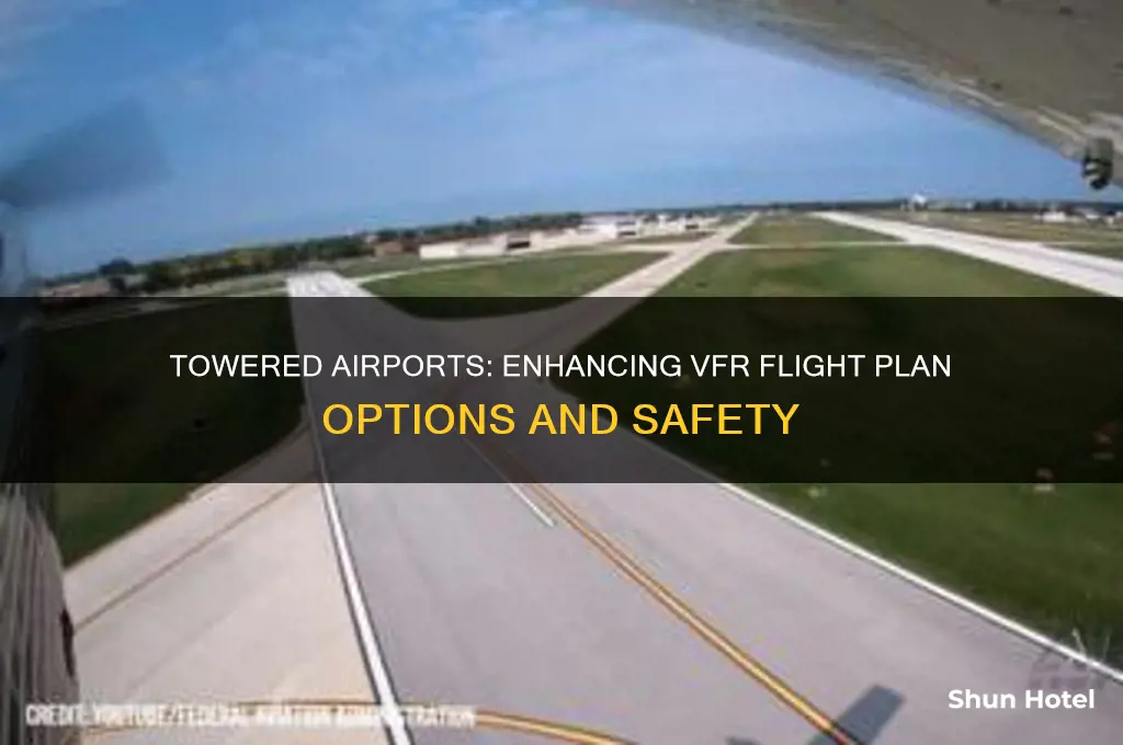 does a towered airport open up my vfr flight plan