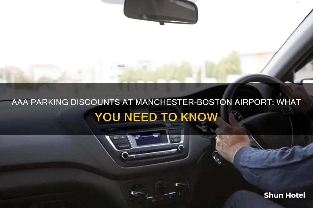 does aaa get a parking discount at manchester boston airport