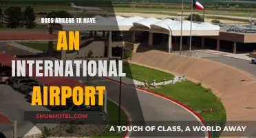 Exploring Abilene, TX: Does the City Host an International Airport?