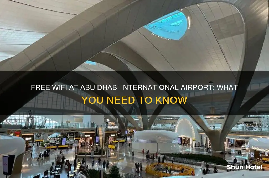 does abu dhabi international airport have free wifi