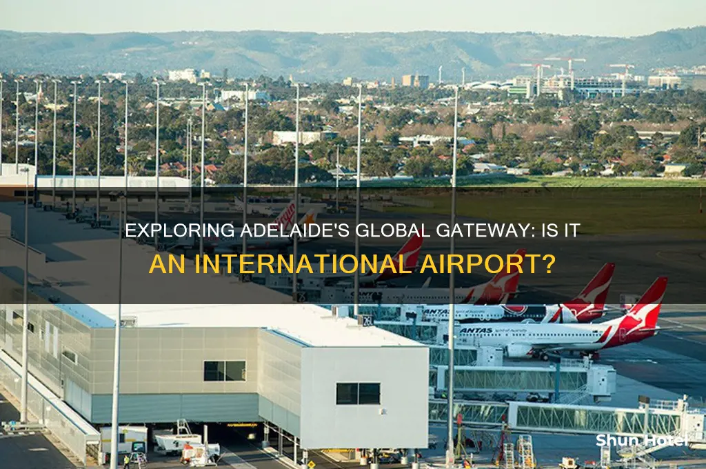 does adelaide have an international airport