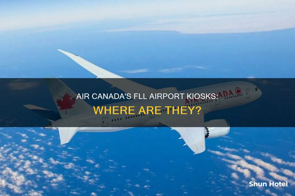 does air canada have kiosk at fll airport