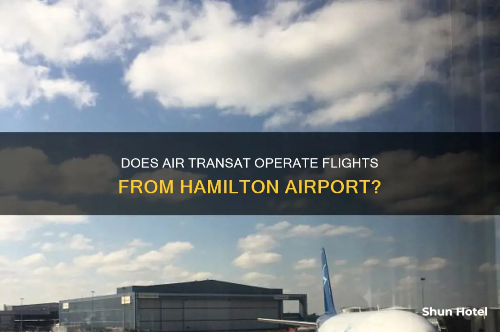 does air transat fly out of hamilton airport