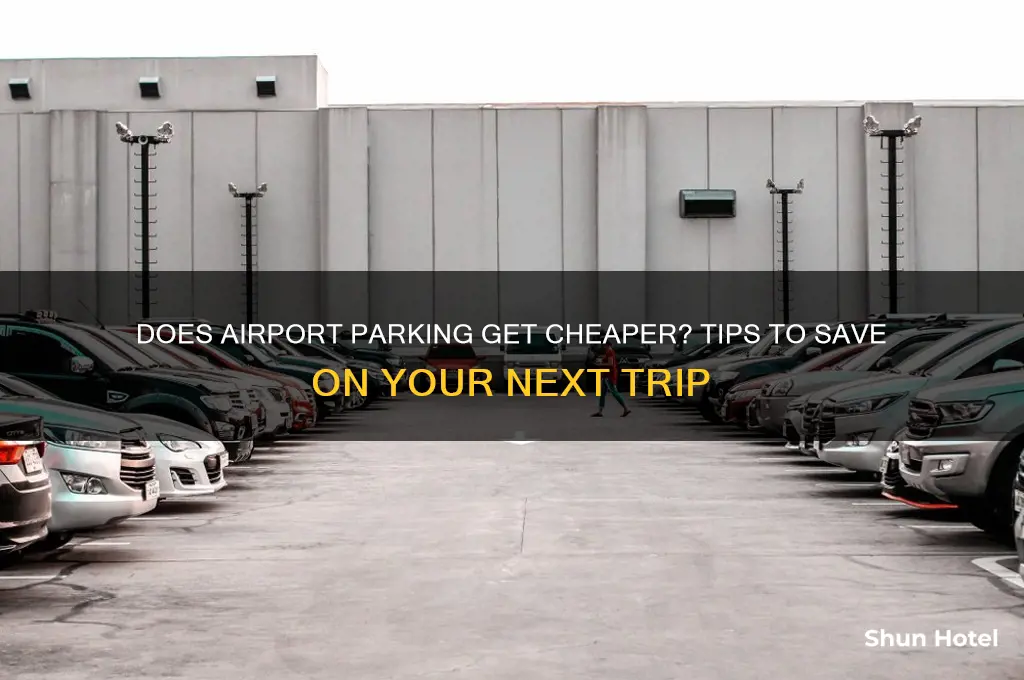 does airport parking get cheaper