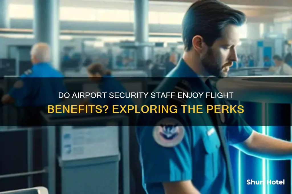 does airport security get flight benefits