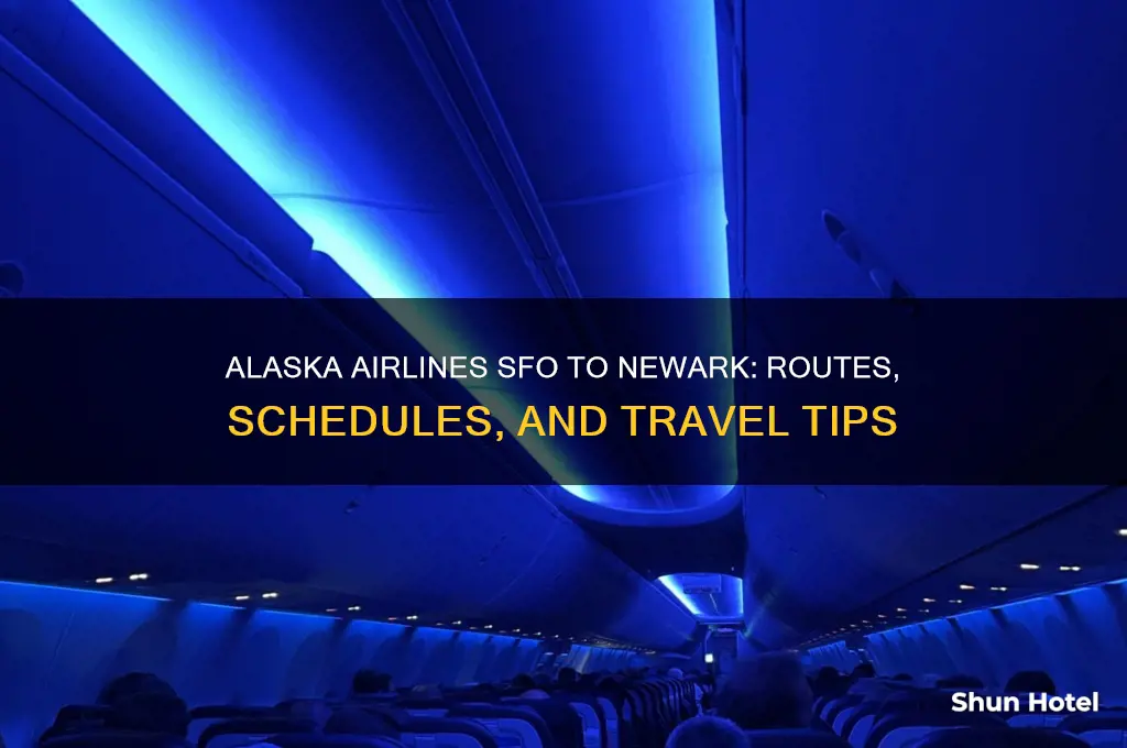 does alaska airlines fly from sfo to newark international airport