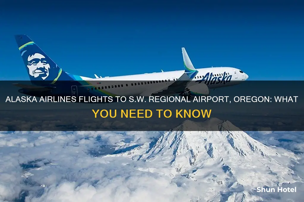 does alaska airlines fly to s.w regional airport oregon
