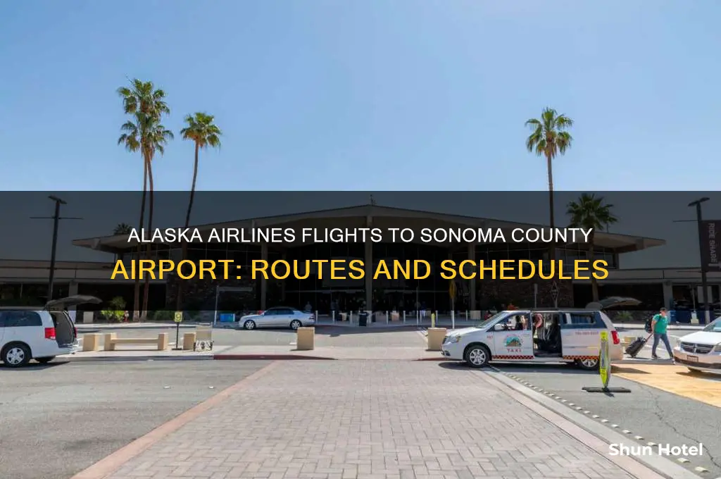 does alaska fly into sonoma airport