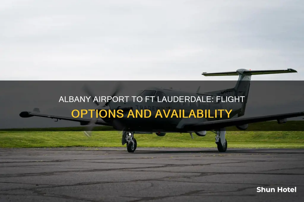 does albany airport fly to ft lauderdale fl