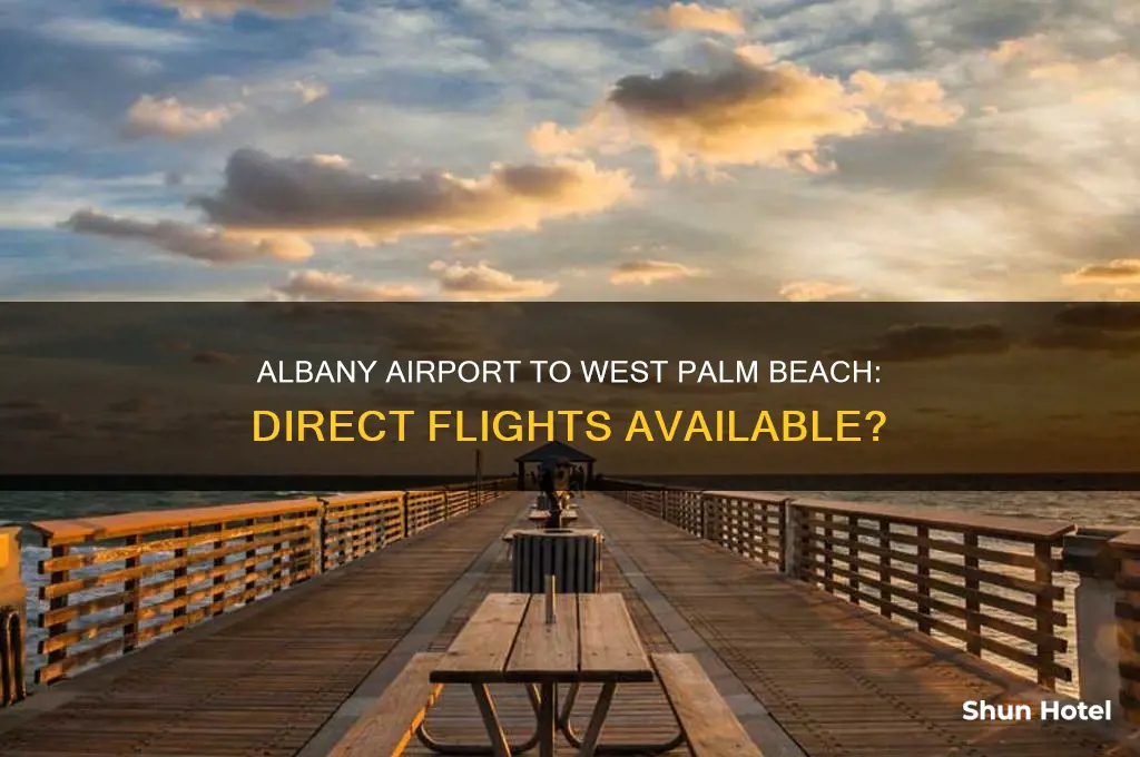 does albany airport fly to west palm beach florida