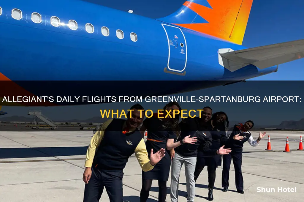 does allegiant fly every day out of greenville spartanburg airport