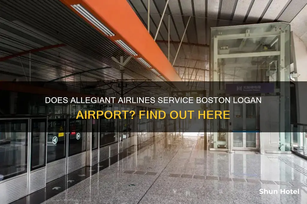 does allegiant fly into boston logan airport