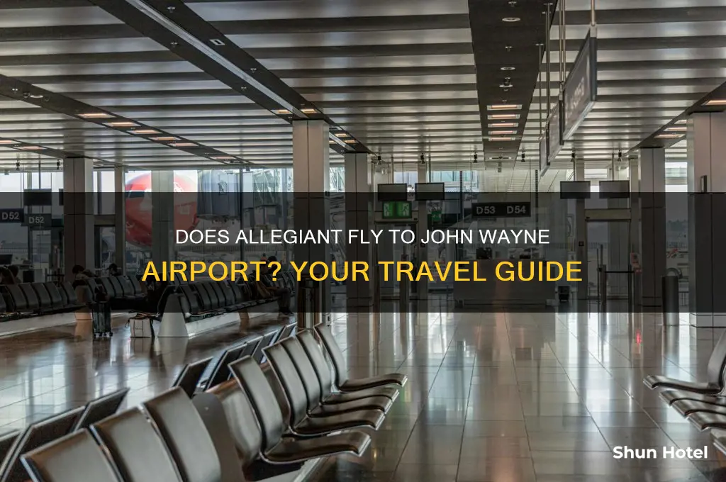 does allegiant fly to john wayne airport
