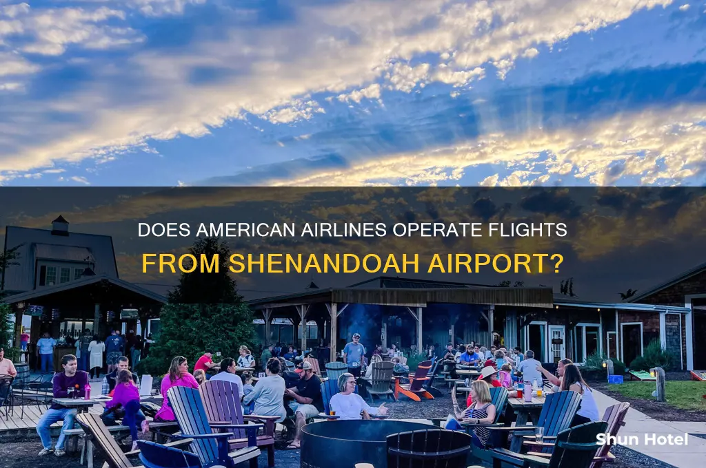 does american airlines fly out of shenandoah airport