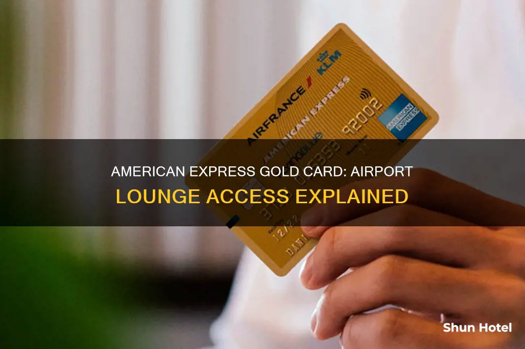 does american express gold card get you into airport lounges