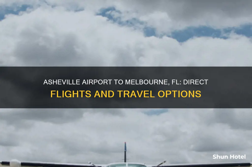 does asheville airport fly to melbourne fl