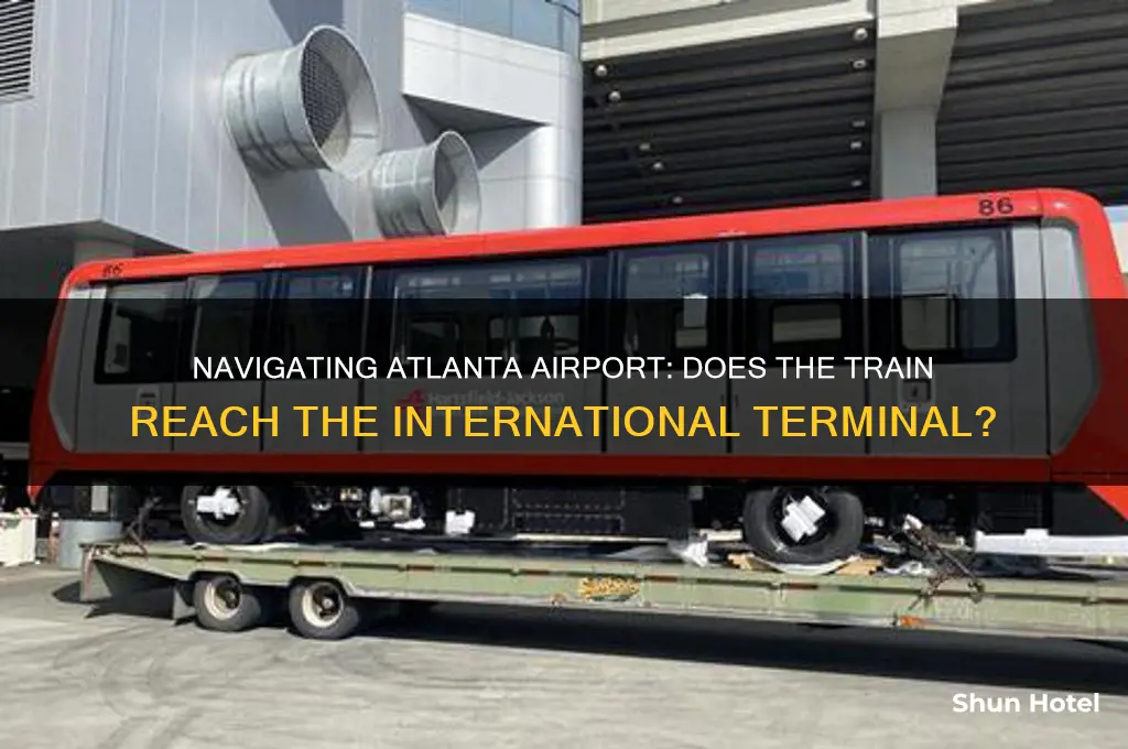 does atlanta airport train go to international terminal