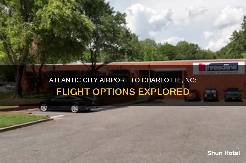 does atlantic city airport fly to charlotte nc