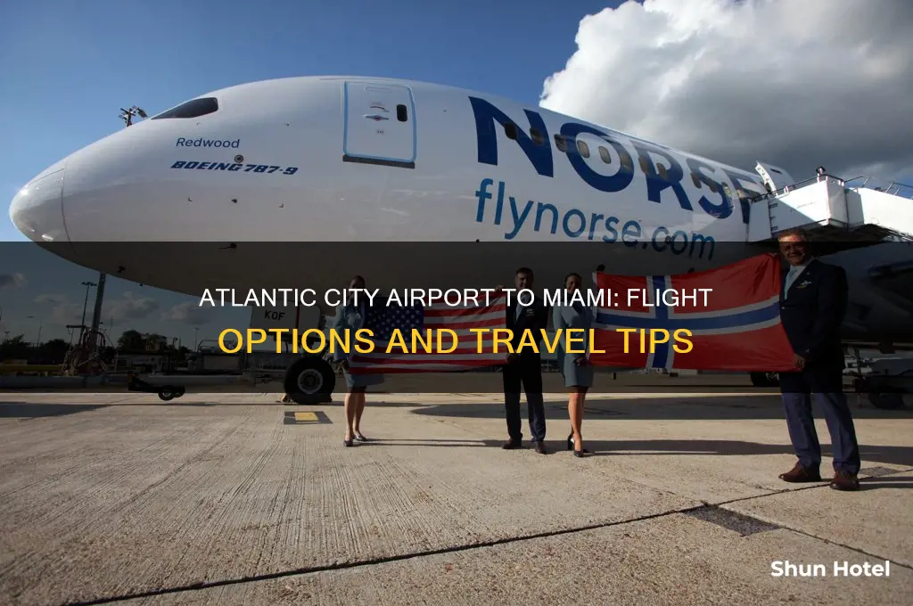 does atlantic city airport fly to miami