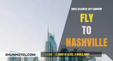 Atlantic City Airport to Nashville: Direct Flights and Travel Options