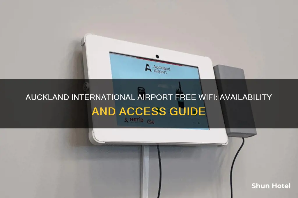does auckland international airport have free wifi